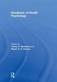 健康心理学ハンドブック<br>Handbook of Health Psychology