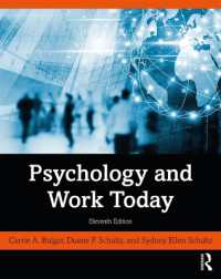 今日の労働心理学（第１１版）<br>Psychology and Work Today （11TH）