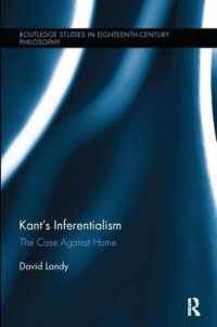 Kant's Inferentialism : The Case against Hume (Routledge Studies in Eighteenth-century Philosophy)