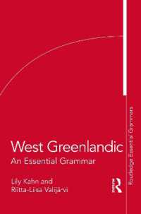 West Greenlandic : An Essential Grammar (Routledge Essential Grammars)