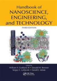 Handbook of Nanoscience, Engineering, and Technology (Electrical Engineering Handbook) （3 New）