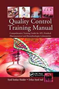 Quality Control Training Manual : Comprehensive Training Guide for API, Finished Pharmaceutical and Biotechnologies Laboratories