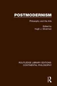 Postmodernism : Philosophy and the Arts (Routledge Library Editions: Continental Philosophy)