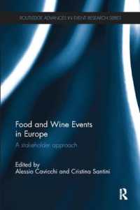 Food and Wine Events in Europe : A Stakeholder Approach (Routledge Advances in Event Research Series)