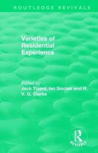 Routledge Revivals: Varieties of Residential Experience (1975) (Routledge Revivals)