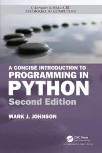 Pythonプログラミング入門（第２版）<br>A Concise Introduction to Programming in Python (Chapman & Hall/crc Textbooks in Computing) （2ND）