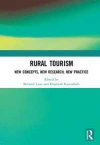Rural Tourism : New Concepts, New Research, New Practice