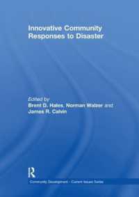 Innovative Community Responses to Disaster (Community Development - Current Issues Series)