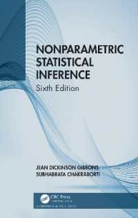 ノンパラメトリック統計的推論（テキスト・第６版）<br>Nonparametric Statistical Inference （6TH）