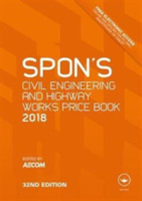 Spon's Civil Engineering and Highway Works Price Book 2018 （32 HAR/PSC）