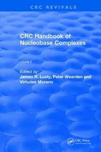 Handbook of Nucleobase Complexes (Crc Press Revivals)