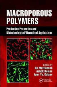 Macroporous Polymers : Production Properties and Biotechnological/Biomedical Applications