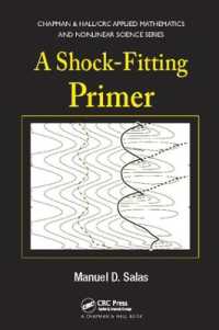 A Shock-Fitting Primer (Chapman & Hall/crc Applied Mathematics & Nonlinear Science)