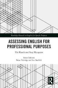 Assessing English for Professional Purposes (Routledge Research in English for Specific Purposes)