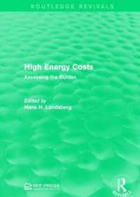 High Energy Costs : Assessing the Burden (Routledge Revivals)