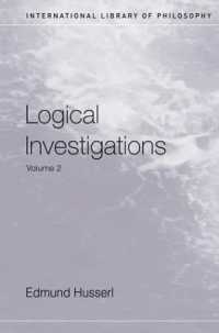 Logical Investigations Volume 2 (International Library of Philosophy)