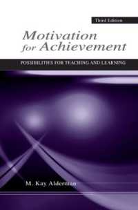 Motivation for Achievement : Possibilities for Teaching and Learning （3RD）