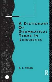 A Dictionary of Grammatical Terms in Linguistics