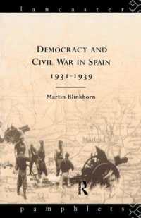 Democracy and Civil War in Spain 1931-1939 (Lancaster Pamphlets)