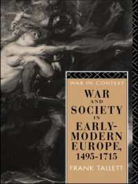 War and Society in Early Modern Europe : 1495-1715 (War in Context)
