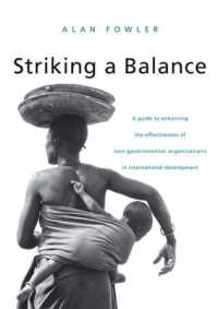Striking a Balance : A Guide to Enhancing the Effectiveness of Non-Governmental Organisations in International Development