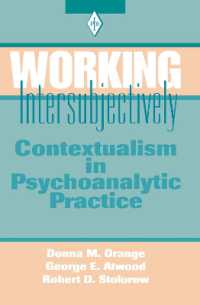 Working Intersubjectively : Contextualism in Psychoanalytic Practice (Psychoanalytic Inquiry Book Series)