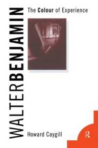 Walter Benjamin : The Colour of Experience