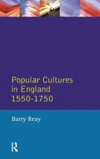 Popular Cultures in England 1550-1750 (Themes in British Social History)