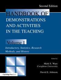Handbook of Demonstrations and Activities in the Teaching of Psychology : Volume I: Introductory, Statistics, Research Methods, and History （2ND）