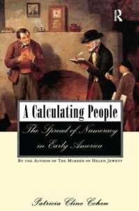 A Calculating People : The Spread of Numeracy in Early America