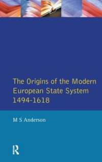 The Origins of the Modern European State System, 1494-1618 (The Modern European State System)