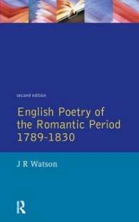 English Poetry of the Romantic Period 1789-1830 (Longman Literature in English Series) （2ND）