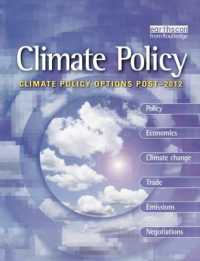 Climate Policy Options Post-2012 : European strategy, technology and adaptation after Kyoto (Climate Policy Series)
