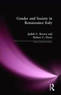 Gender and Society in Renaissance Italy (Women and Men in History)