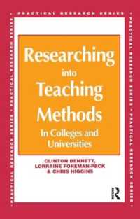 Researching into Teaching Methods : In Colleges and Universities