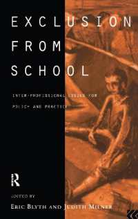Exclusion from School : Multi-Professional Approaches to Policy and Practice