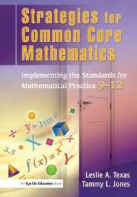 Strategies for Common Core Mathematics : Implementing the Standards for Mathematical Practice, 9-12
