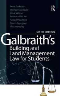 Galbraith's Building and Land Management Law for Students （6 Revised）