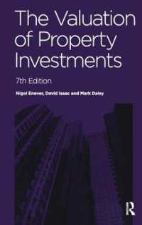 The Valuation of Property Investments （7TH）