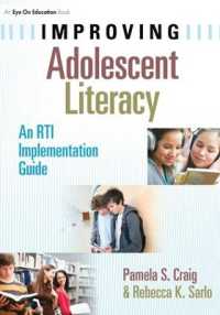 Improving Adolescent Literacy : An RTI Implementation Guide