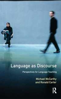 Language as Discourse : Perspectives for Language Teaching (Applied Linguistics and Language Study)