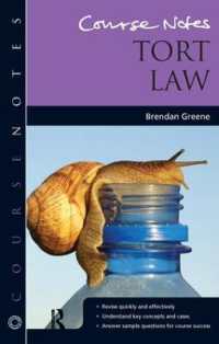 Course Notes: Tort Law (Course Notes)