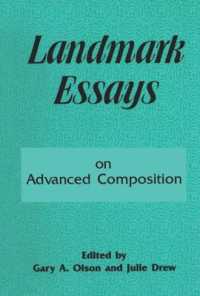 Landmark Essays on Advanced Composition : Volume 10 (Landmark Essays Series)