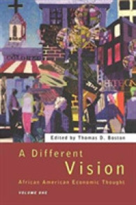 Different Vision : African American Economic Thought, Volume 1 -- Hardback 〈1〉