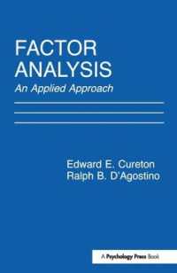 Factor Analysis : An Applied Approach