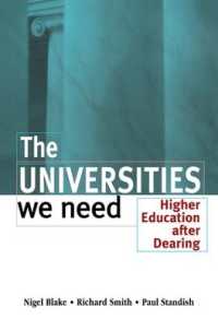 The Universities We Need : Higher Education after Dearing
