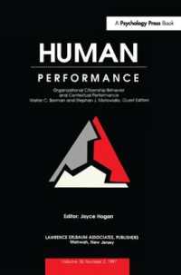 Organizational Citizenship Behavior and Contextual Performance : A Special Issue of Human Performance