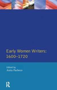 Early Women Writers : 1600 - 1720 (Longman Critical Readers)