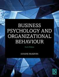ビジネス心理学と組織行動（第６版）<br>Business Psychology and Organizational Behaviour （6TH）