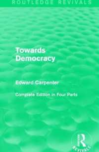 Towards Democracy (Routledge Revivals: the Collected Works of Edward Carpenter)